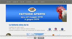Desktop Screenshot of fattorieaperte-er.it